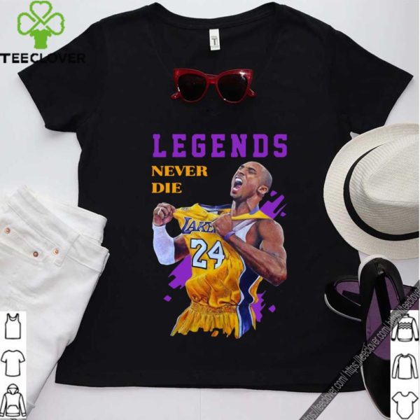 Kobe Bryant Basketball Legends Never Die Shirts