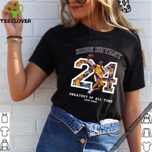 Kobe Bryant Greatest Of All Time Basketball Moments Tribute Los Angeles Number 24 T-Shirt