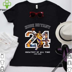 Kobe Bryant Greatest Of All Time Basketball Moments Tribute Los Angeles Number 24 T-Shirt