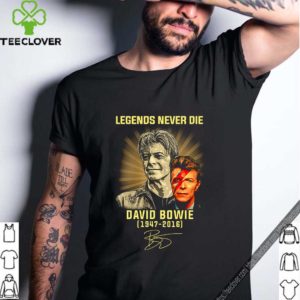 Legends Never Die David Bowie 1947-2016 signature hoodie, sweater, longsleeve, shirt v-neck, t-shirt