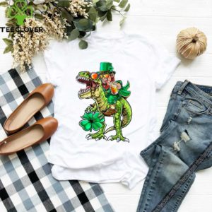 Leprechaun T Rex Dinosaur Beer Drinking St. Patrick’s Day hoodie, sweater, longsleeve, shirt v-neck, t-shirt
