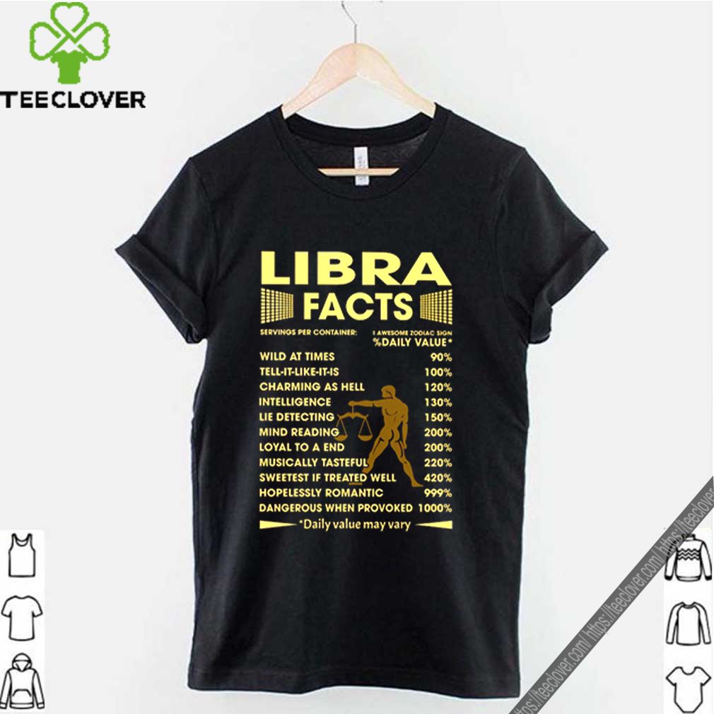 Libra facts serving per container Daily value may vary shirt 8 Libra facts serving per container Daily value may vary shirt