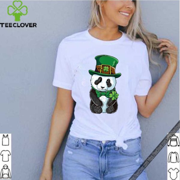 Panda Leprechaun St Patricks Day Boys Kids Girls Shamrock hoodie, sweater, longsleeve, shirt v-neck, t-shirt