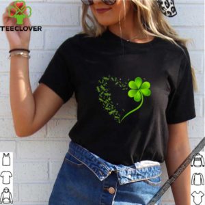 Premium Dragonfly Heart Irish, Shamrock Heart Clover St. Patrick Day shirt