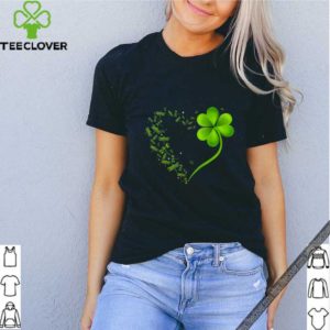 Premium Dragonfly Heart Irish, Shamrock Heart Clover St. Patrick Day shirt