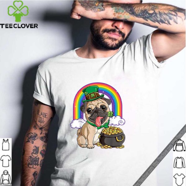 Pretty Pug St Patricks Day Boys Kids Men Leprechaun Dog Lover Gift hoodie, sweater, longsleeve, shirt v-neck, t-shirt