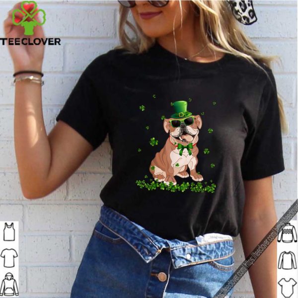St.Patrick’s Day Gift Funny English Bulldog Hat Shamrock hoodie, sweater, longsleeve, shirt v-neck, t-shirt