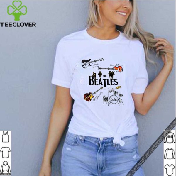 The Beatles Guitars drummer signatures shirt