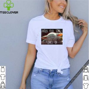 The Mandalorian The Child When Your Song Comes On T-Shirt
