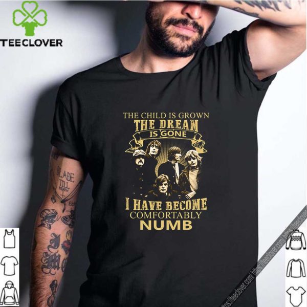 The child is grown the dream is gone i have become Comfortably Numb Pink Floyd shirt