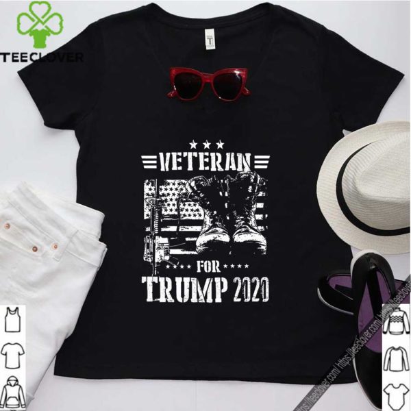 Veteran for Trump 2020 – Republican Veteran army support hoodie, sweater, longsleeve, shirt v-neck, t-shirt
