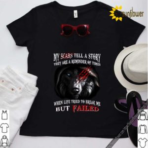 Wolf my scars tell a story they are a reminder of times hoodie, sweater, longsleeve, shirt v-neck, t-shirt