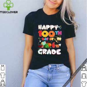 100 Days Of School Teacher Student Cute 6th Grade Elementary T-Shirt