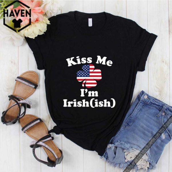 American Flag Kiss Me I’m Irish St Patrick’s Day T-hoodie, sweater, longsleeve, shirt v-neck, t-shirt