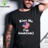 American Flag Kiss Me I’m Irish St Patrick’s Day T-hoodie, sweater, longsleeve, shirt v-neck, t-shirt