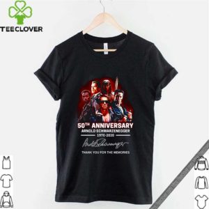 Arnold Schwarzenegger 50th anniversary 1970 – 2020 thank you for the memories shirt
