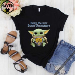 Baby Yoda Hug Fort Valley State University Shirt