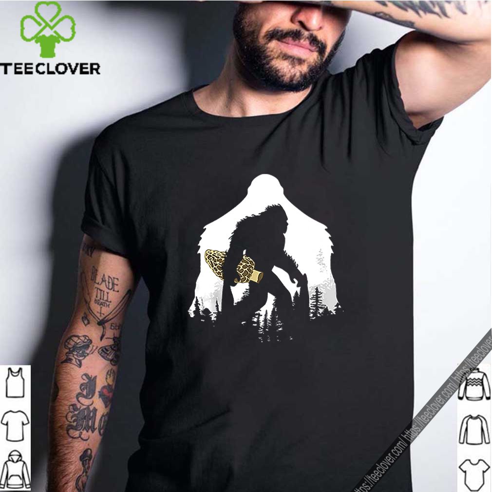 Bigfoot with morel mushroom Sasquatch 1 shirt 7 Bigfoot-with-morel-mushroom-Sasquatch-1
