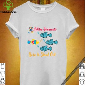 Born To Stand Out Puzzle Ribbon Cool Autism Awareness Gift hoodie, sweater, longsleeve, shirt v-neck, t-shirt