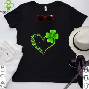 Butterfly Heart Leaf Irish St. Patrick Day Clover Heart T-hoodie, sweater, longsleeve, shirt v-neck, t-shirt