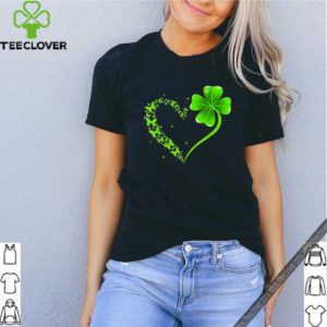 Butterfly Heart Leaf Irish St. Patrick Day Clover Heart T-hoodie, sweater, longsleeve, shirt v-neck, t-shirt