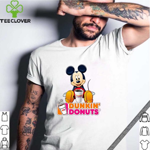 Disney Mickey Mouse mashup Dunkin’ Donuts shirt