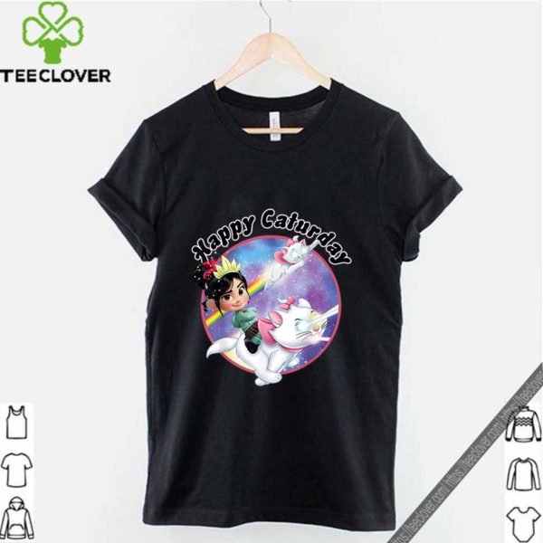 Disney Wreck It Ralph Vanellope Rainbow Galaxy Caturday T-shirt