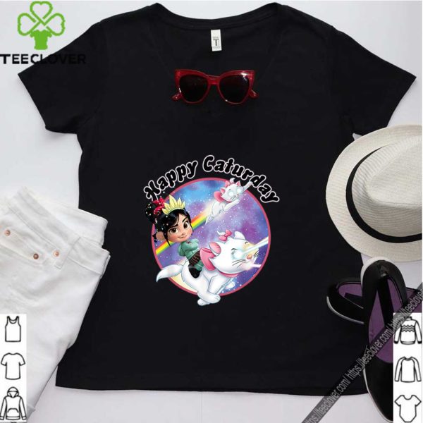 Disney Wreck It Ralph Vanellope Rainbow Galaxy Caturday T-shirt