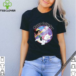 Disney Wreck It Ralph Vanellope Rainbow Galaxy Caturday T-shirt