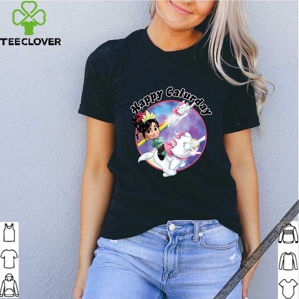 Disney Wreck It Ralph Vanellope Rainbow Galaxy Caturday T-shirt 6 Disney Wreck It Ralph Vanellope Rainbow Galaxy Caturday T-shirt