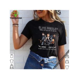 Elvis Presley King Of Rock N’ Roll Signature 1935 1977 shirt