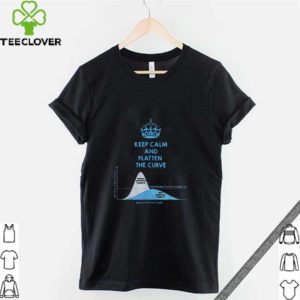 Keep calm and flatten the curve healthcare system capacity shirt