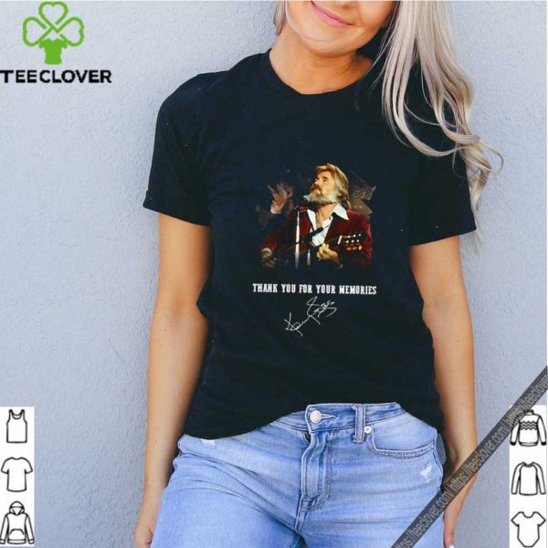 Kenny Rogers Thank You For Your Memories Signature shirt