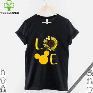 Love Sunflower Mickey mouse shirt