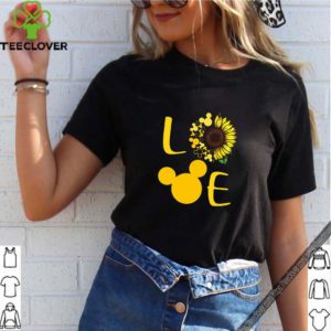 Love Sunflower Mickey mouse shirt