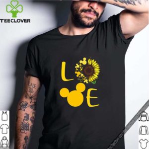 Love Sunflower Mickey mouse shirt