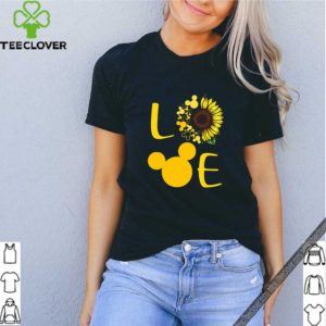 Love Sunflower Mickey mouse shirt