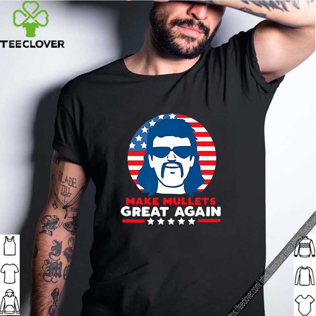 Make Mullets Great Again Vintage 80s Hair Party USA Dark Premium Tee Shirt 7 Make Mullets Great Again Vintage 80s Hair Party USA Dark Premium Tee Shirt