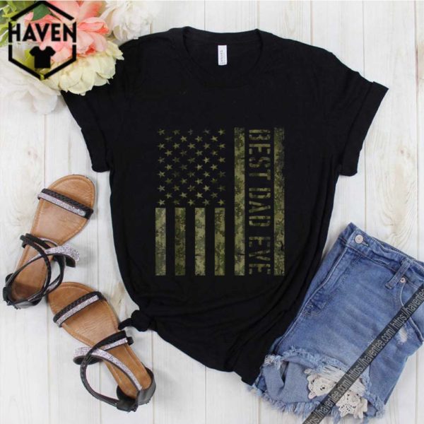 Mens Best Dad Ever American Flag Camo Thoodie, sweater, longsleeve, shirt v-neck, t-shirt For Fathers Day T-Shirt