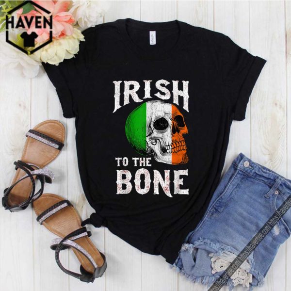 Nice St. Patrick’s Day Irish To The Bone St. Paddy’s Skull Flag hoodie, sweater, longsleeve, shirt v-neck, t-shirt