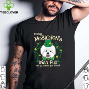 Pretty Bichon Frise Dog Gifts St Patricks Day shirt