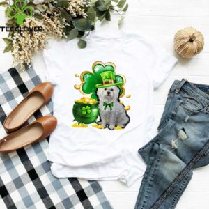 Pretty Maltese Dog Shamrock St Patricks Day Dog Irish Gift hoodie, sweater, longsleeve, shirt v-neck, t-shirt