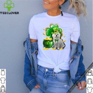 Pretty Maltese Dog Shamrock St Patricks Day Dog Irish Gift shirt