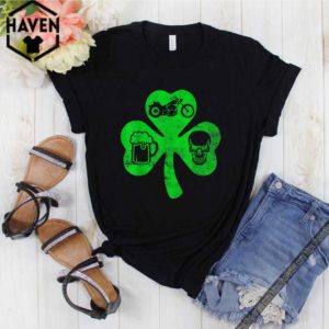 Pretty Motorcycle St Patricks Day Lucky Biker Beer Skull Gift hoodie, sweater, longsleeve, shirt v-neck, t-shirt