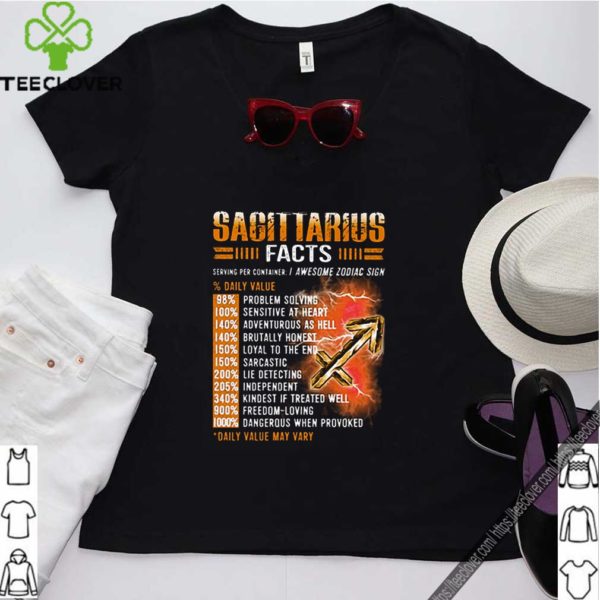 Sagittarius Facts Awesome Zodiac Sign hoodie, sweater, longsleeve, shirt v-neck, t-shirt