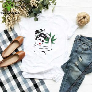 Stoner Girl Tattoo Marijuana Cannabis shirt