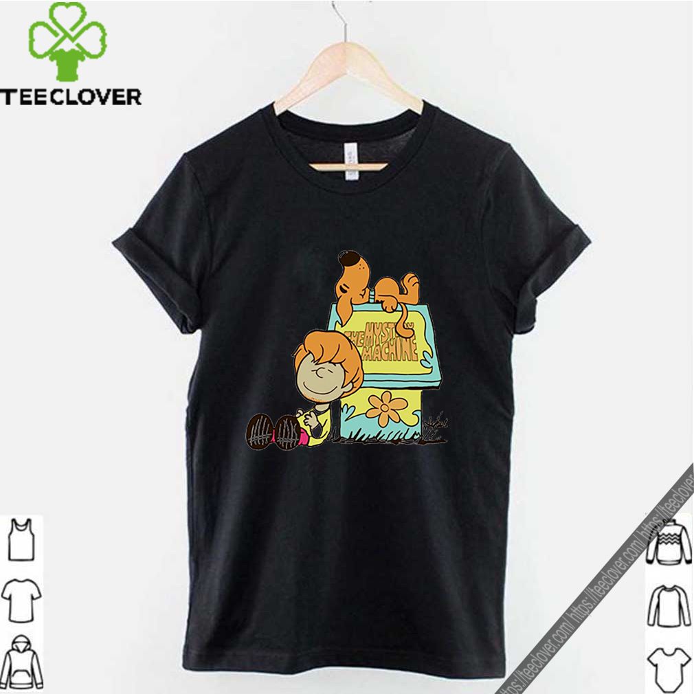 The mystery machine Charlie Brown and Snoopy shirt
