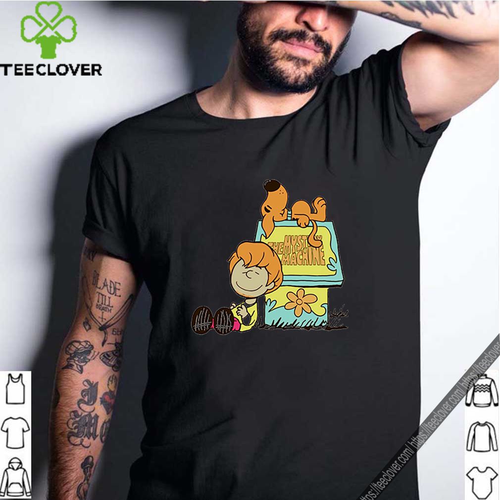 The mystery machine Charlie Brown and Snoopy shirt