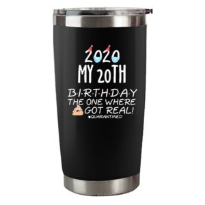 2020 My 20th Birthday The One Where Shit Got Real Quarantined T-