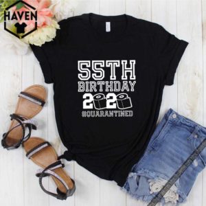 55th Birthday Shirt, Quarantine Shirt, The One Where I Was Quarantined 2020 Official T-